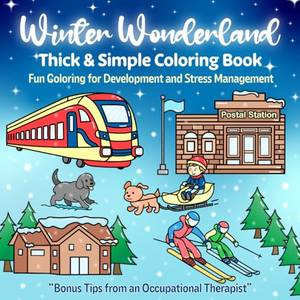 Honest review of Winter Wonderland Thick & Simple Coloring Book