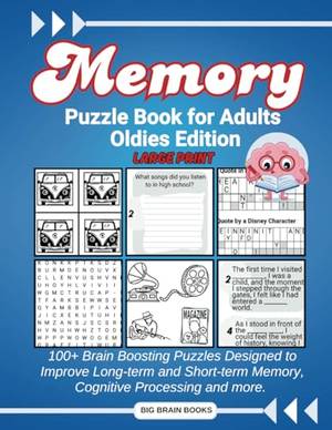 Memory Puzzle Book for Adults, Oldies Version, Large Print - A Deep Dive Review